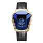Montre-bracelet pour homme avec technologie en acier inoxydable et montre à quartz tendance