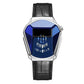 Montre-bracelet pour homme avec technologie en acier inoxydable et montre à quartz tendance