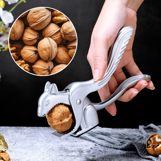🐿️ ¡COMPRA 2 LLEVA 3! ✨ Cascanueces Multifuncional con Forma de Ardilla - Diseño Ergonómico con Mango Antideslizante para Uso Fácil y Seguro 🔩📦
