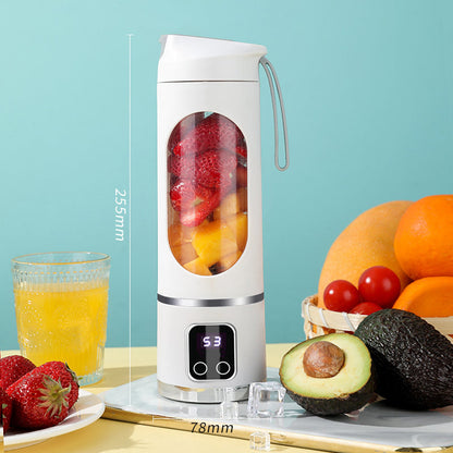 💎✨ PROMO -50% ! Presse-agrumes Sans Fil Portable – 450ml, 50W, Mélangeur Puissant & Affichage Numérique