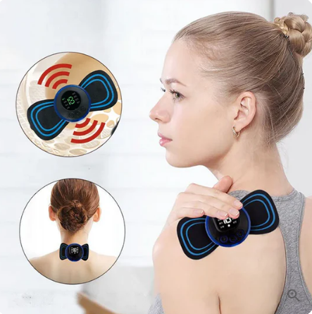 💆‍♂️ ¡COMPRA 2 LLEVA 3! ⚡ Masajeador Portátil 8 Modos con Pantalla LCD - Alivia Dolores Musculares y Fatiga en Espalda/Piernas/Brazos 🔥📱