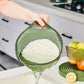 🍚 50% DE RÉDUCTION ! 🥣 Passoire-bol multifonction pour le riz avec poignée – Passoire intégrée, poignée antidérapante, idéale pour laver, égoutter et servir du riz et des légumes 🥗