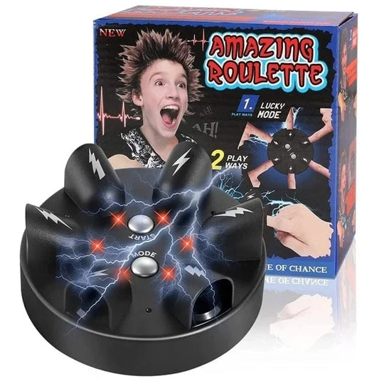 🎉 50% KORTING + KOOP 2 KRIJG 1 GRATIS! 🔥 Shock Roulette Spel - Hilarisch & Spannend, Perfect voor Feesten en Samenkomsten 🤣✨