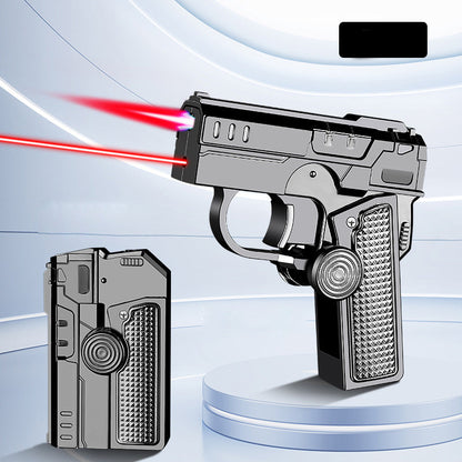 🔥 ¡50% DE DESCUENTO! ✨ Encendedor Cortaviento Plegable Multifuncional - Diseño Recargable con Seguridad Integrada para Aire Libre 🏕️💨