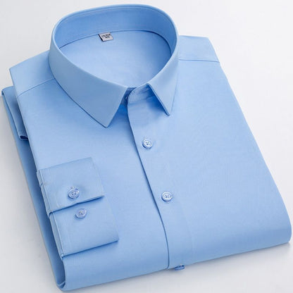 👔 PROMO LIMITÉE 50% DE RÉDUCTION ! ⏳ Chemise Homme Élégante – Extensible, Sans Repassage & Respirable pour le Bureau 🎩