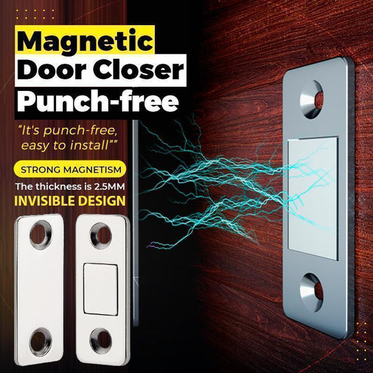 🚪 ACQUISTA 1, OTTIENI 1 GRATIS! 🧲 Chiudiporta Magnetico Non Perforato – Installazione Facile, Chiusura Silenziosa & Forza Regolabile per Casa/Ufficio 🔧✨📦