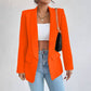 Blazer américain à manches froncées grande taille curvy | Mode Femme | Blazer | Froncé | Décontracté | Coupe ample