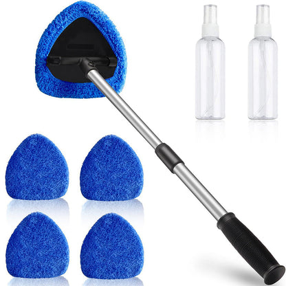 🚘 -50% PROMO EXCLUSIVE ! 💦 Kit de limpieza para parabrisas de coche – Extensible y giratorio 180°