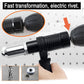 📣👉Kit Adaptateur Professionnel pour Pistolet à Rivets avec 4 Boulons de Buse