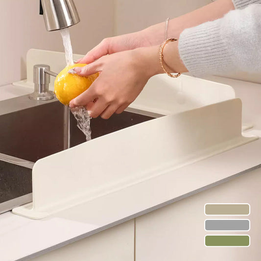 🛡️ ¡COMPRA 2 LLEVA 3! 🍽️ Protector de Silicona para Fregadero - Barrera contra Salpicaduras de Agua y Detergentes, Flexible y Fácil de Limpiar 💦✨