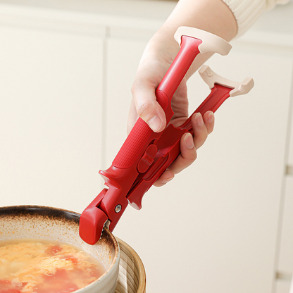 🍲 ¡COMPRA 1 LLEVA 2! ✨ Pinza Antiquemaduras Multiusos para Cuencos - Agarres Seguros y Aislantes para Ollas Calientes, Hornos y Microondas 🍳🔥