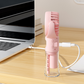 🌟💧 PROMO FLASH 50% ! Ventilateur Brumisateur Portable Rechargeable – 4 Vitesses, Brume Nano Hydratante, Silencieux, USB Type-C, 4 Coloris, Idéal Bureau & Voyage ✨