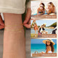 🌟🌹✨ PROMO LIMITÉE -50% ! Bracelet de Cheville Doré Superposé pour Femmes – Pailleté, Réglable & 2 Pièces (Or)