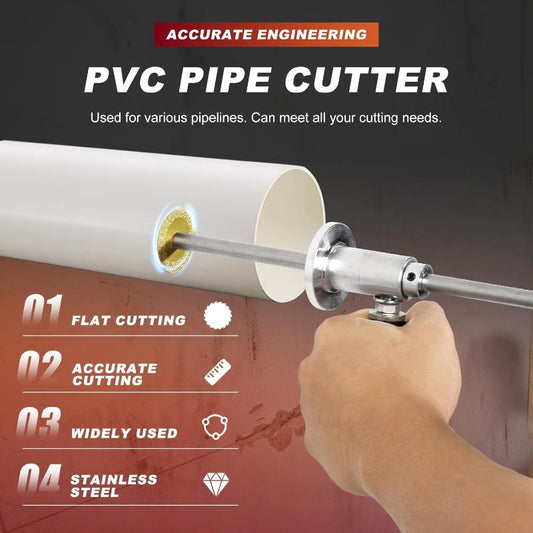 🏆 PROMO LIMITÉE 50% DE RÉDUCTION ! ✨ Coupe-Tubes Intérieur PVC – 18 cm, Réglable, Multi-Matériaux 🔧