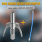 🛢️ 50% DE RÉDUCTION! 🔧 Coupleur de Graisseur à Double Poignée Haute Pression – Connexion Universelle, Robuste & Anti-Fuite pour Atelier ⚙️
