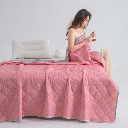 🌙 50% DE RÉDUCTION - ❄️ Couette d'été rafraîchissante, imprimée, lavable et respirante 💤