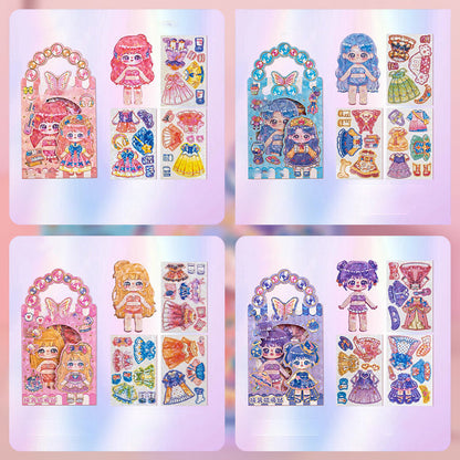 🧲 50% DE DESCUENTO! ✨ Muñecas Magnéticas de Vestir para Niños - 25 Piezas de Ropa Intercambiable con Diseño Seguro y Educativo 👧👦