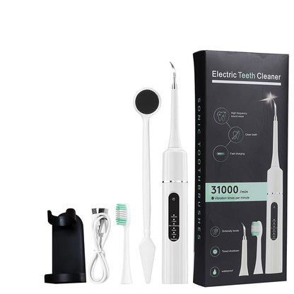 🦷 ¡60% DE DESCUENTO! 💦 Limpiador Dental Ultrasónico 5 en 1 - 3 Velocidades Ajustables para una Limpieza Profunda y Suave ✨📦