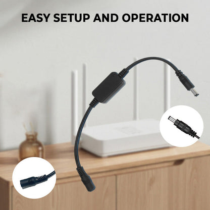 🔌 ¡COMPRA 1 LLEVA 1 GRATIS! ⚡ Cable de Reinicio para Enrutador con Temporizador de 24 Horas - Conexión Estable sin Intervención Manual 🔄📦