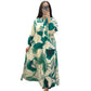 💎 50% DE RÉDUCTION ! 💎 Robe Longue à Col V pour Femmes – Imprimé Floral Abstrait, Tissu Fluide & Parfaite pour l’Été