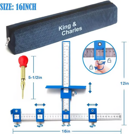📢📢50 % DE RÉDUCTION !! ⏰ Moitié prix aujourd'hui ! Moule de perçage pour ferrures d'armoires — Installation précise et rapide 🚪🔧