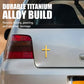 💥 ¡COMPRA 1 Y LLÉVATE 1 GRATIS! 🚗✝️ Pegatinas metálicas con la cruz de Jesucristo: cubiertas autoadhesivas en 3D para arañazos en el coche 🌟
