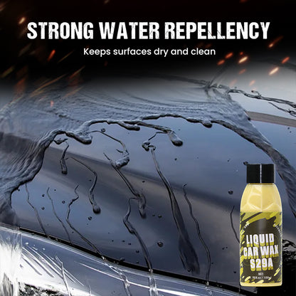 Cera líquida impermeable para pulir coches