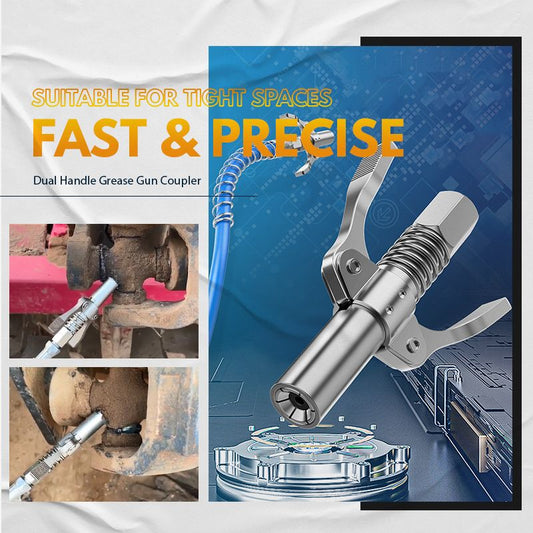 🔩 ¡COMPRA 2 LLEVA 3! ✨ Acoplador para Pistola de Engrase de Alta Presión - Boquilla Giratoria 360° para Uso Industrial y Automotriz 🚗⚙️