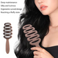 Cepillo para el cabello con cerdas de jabalí y diseño curvo