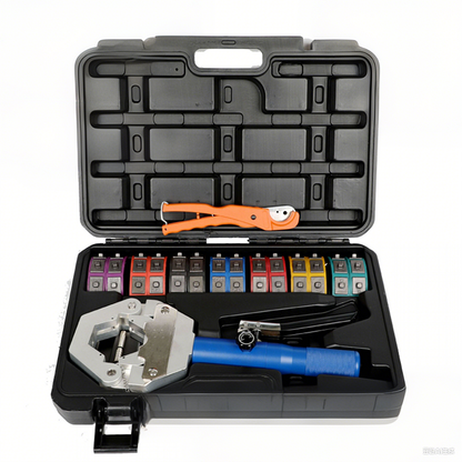 🔥 69 % DE DESCUENTO – Kit portátil para prensar mangueras hidráulicas 🛠️✨