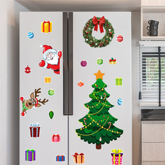 🎄 ¡COMPRA 2 LLEVA 3! 🎅 Pegatina Magnética Navideña - Adhiere sin Daños en Neveras, Coches y Superficies Metálicas 🧲🎁