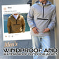 🧥 59% DE DESCUENTO ! 💨 Chaqueta Impermeable Cortavientos para Hombre - Ligera y Plegable para Senderismo, Ciclismo y Uso Diario 🌧️✨