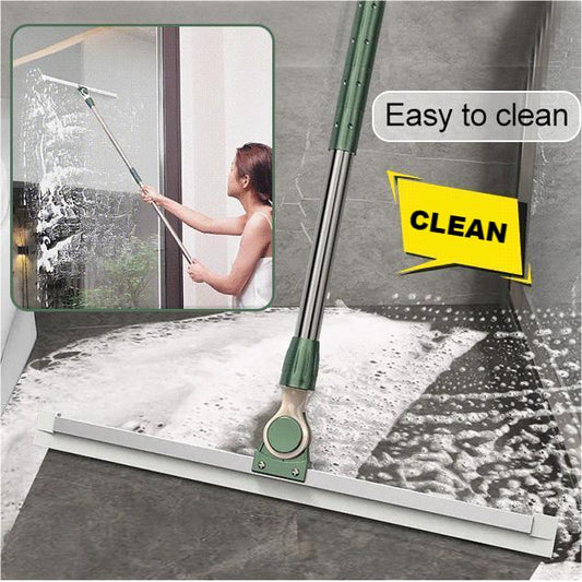 💧 ¡60% DE DESCUENTO! ✨ Escoba de Silicona Multifuncional - Limpieza en Seco/Mojado, Elimina Pelusas y Cabellos en Todo Tipo de Pisos 🏠🧹