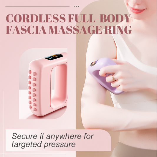 💍 ¡COMPRA 2 AHORRA 5.99$! 🔥 Anillo de Masaje Fascial Inalámbrico - Alivia Tensión Muscular y Mejora la Flexibilidad Corporal 💆‍♂️✨