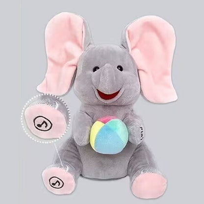 💥 50% DE DESCUENTO ! 🐘 Bonito peluche de elefante para jugar al escondite – Compra 2 y recibe ENVÍO GRATIS 🎁