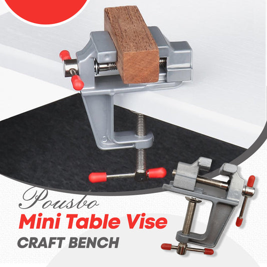 🔩 ¡COMPRA 2 LLEVA 5! ✨ Mini Tornillo de Banco Pousbo® - Sujeción Precisa para Modelismo, Joyería y Reparaciones Detalladas 🛠️📏
