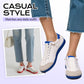 👟 ¡60% DE DESCUENTO! 🌸 Zapatillas Casuales de Punta Ancha para Mujer - Amplio Espacio para los Dedos, Ideales para Caminar o Uso Diario 🚶‍♀️✨