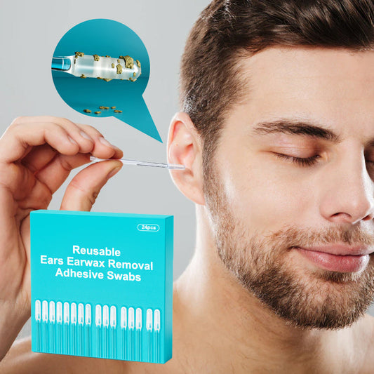 👂 ¡COMPRA 1 LLEVA 2! ✨ Bastoncillo Adhesivo Reutilizable para Oídos - Limpieza Suave y Segura sin Dañar el Tímpano 🔍🧼