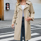 🧥 ¡60% DE DESCUENTO! ✨ Gabardina Larga Vintage para Mujer - Estilo Clásico Impermeable y Elegante para Otoño/Invierno 🍂👢