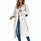 🧥 ¡60% DE DESCUENTO! ✨ Gabardina Larga Vintage para Mujer - Estilo Clásico Impermeable y Elegante para Otoño/Invierno 🍂👢