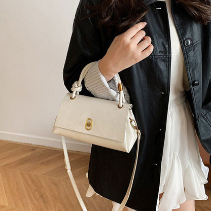 👜💖✨ PROMO -60% ! Mini Sac Bandoulière à Poignée Supérieure pour Femme – Grande Capacité, PU Résistant (24×11×12 cm)