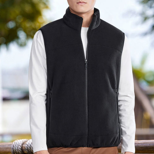 🧥 60% DE DESCUENTO ! 🔥 Chaleco Hombre con Cuello Alto y Cremallera Completa - Abrigo Ligero y Moderno para Otoño/Invierno, Diseño Urbano 🍂✨