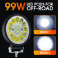 🚗 ¡COMPRA 2 LLEVA 3! 💡 LED Pod 99W 4 Pulgadas - Iluminación Extremadamente Brillante para Todoterreno, Impermeable IP67 y Resistente a Impactos 🏔️🔧