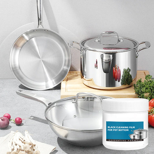 🧽 ¡50% DE DESCUENTO!✨ Pasta Desincrustante para Residuos Quemados - Elimina Grasa y Carbonización en 5 Minutos sin Dañar Tuperwares 🍳🔥