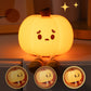 🎃 60% DE DESCUENTO ! ✨ Lámpara Nocturna Calabaza de Silicona - Luz Regulable y Tacto Suave, Ambiente Acogedor para Dormitorio Infantil o Decoración 🎁🛏️