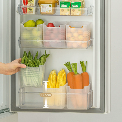 🧊 ¡COMPRA 1 LLEVA 2! ✨ Caja de Almacenamiento para Refrigerador - Hermética y Apilable, Mantiene los Alimentos Frescos y Organizados 🍱📦