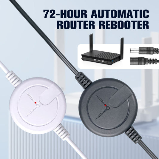 📶 ¡COMPRA 2 LLEVA 3! ⚡ Temporizador de Reinicio Automático para Router - Programa Ciclos de 72 Horas, Conexión Estable sin Intervención 🔄📦