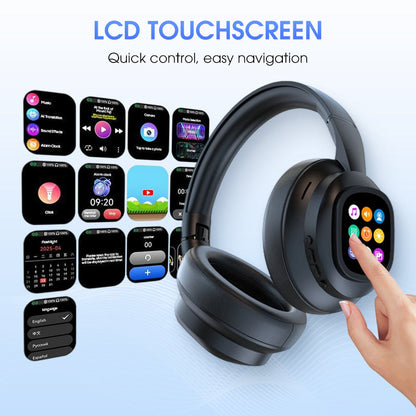 🎧 50% DE DESCUENTO! ✨ Auriculares Bluetooth con Pantalla LCD y Asistente de IA - Cancelación de Ruido y Sonido de Alta Calidad para Música y Llamadas 📱✨