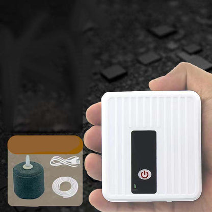 💨 50% DE DESCUENTO RELÁMPAGO! ✨ Bomba de Oxígeno Compacta Portátil - Funcionamiento Silencioso con Alimentación USB para Viajes y Emergencias 🚑🔋