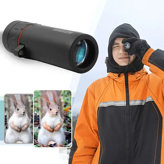🔭 ¡50% DE DESCUENTO POR TIEMPO LIMITADO! ✨ Telescopio Monocular Portátil para Exteriores - 12x50 Alta Definición con Adaptador para Smartphone para Aventuras 🌄📱
